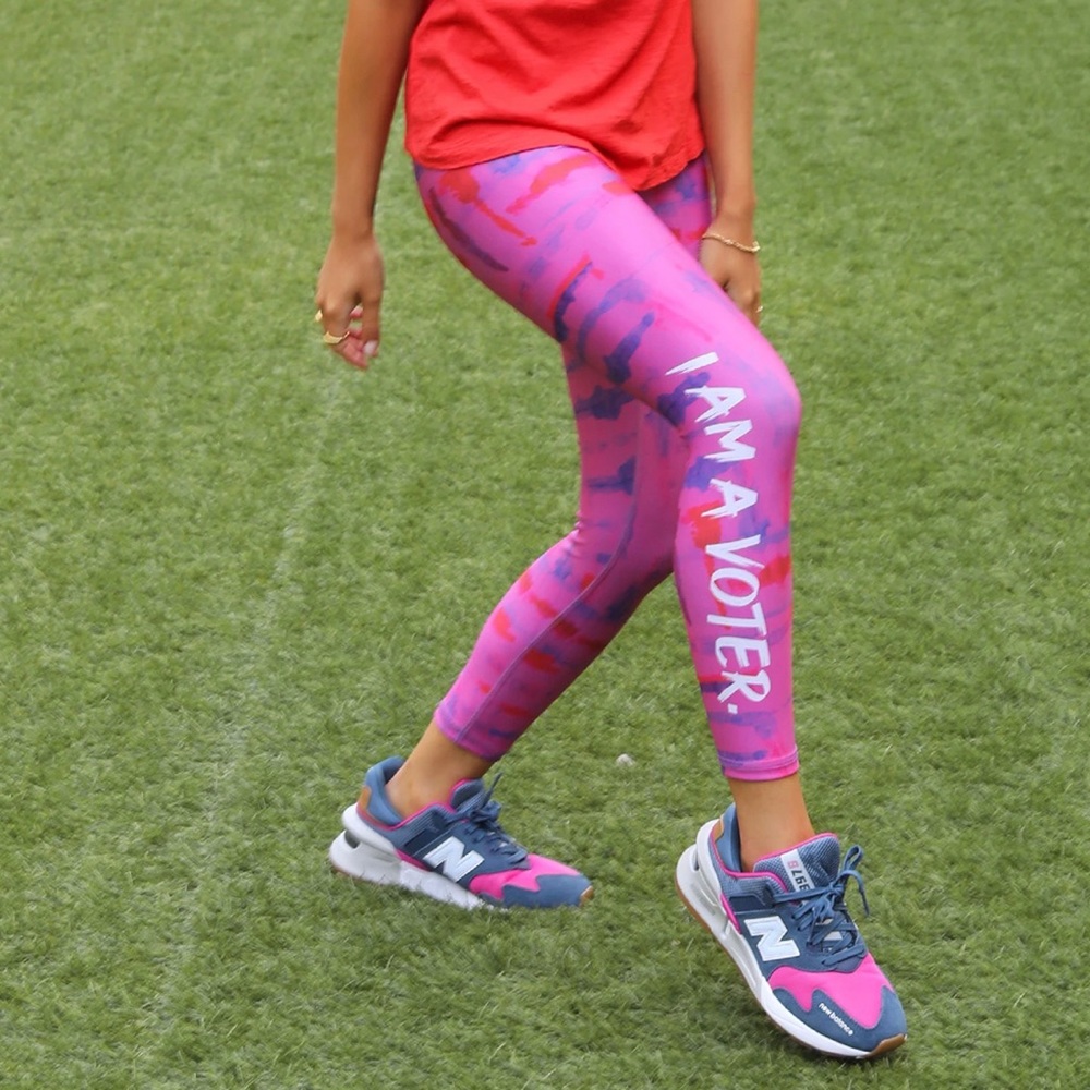 100% Authentic Terez I am a Voter Capri Leggings-M